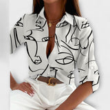 Camila – Sofisticirana Geometrijska Bluza